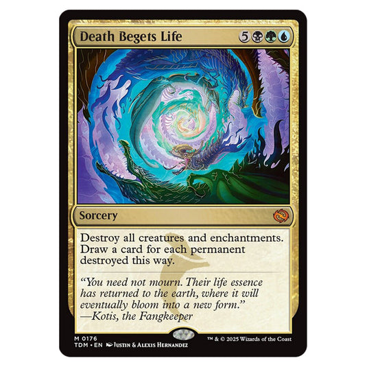 Death Begets Life 0176 card from the Magic The Gathering set Tarkir: Dragonstorm