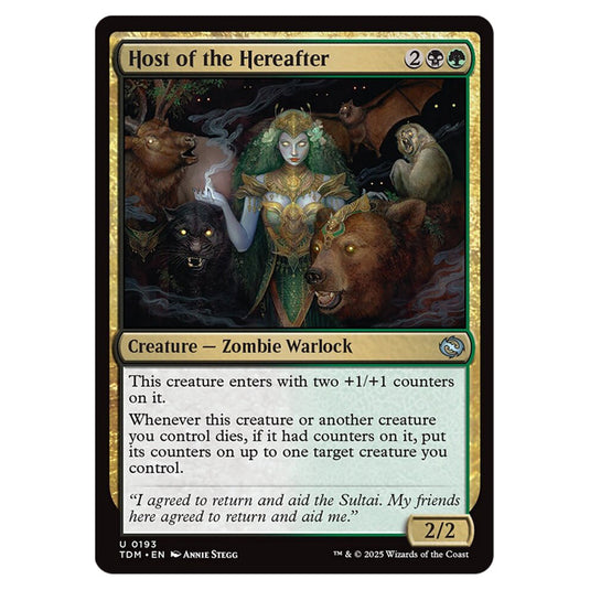 Host of the Hereafter 0193 card from the Magic The Gathering set Tarkir: Dragonstorm