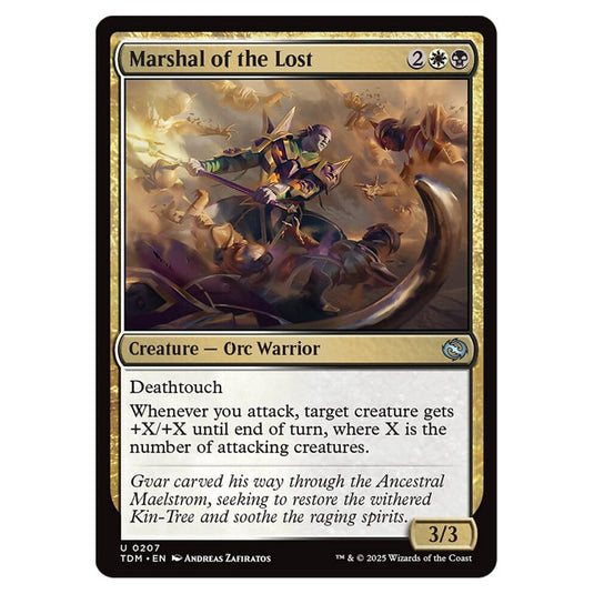 Marshal of the Lost 0207 card from the Magic The Gathering set Tarkir: Dragonstorm