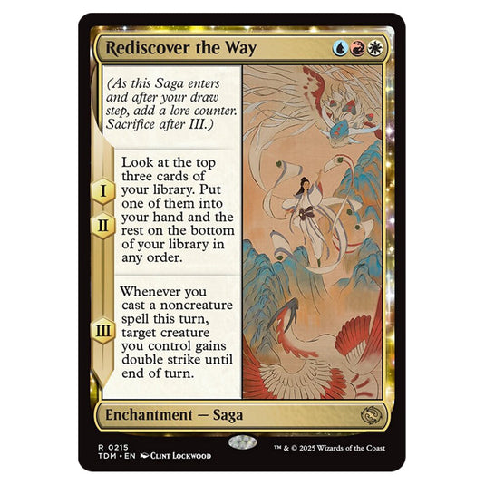 Rediscover the Way 0215 card from the Magic The Gathering set Tarkir: Dragonstorm