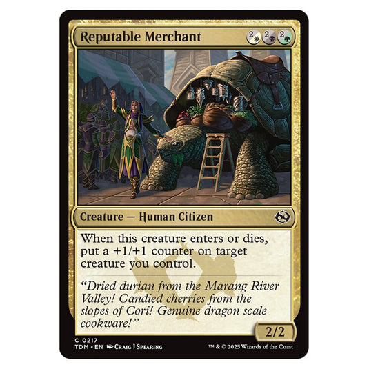 Reputable Merchant 0217 card from the Magic The Gathering set Tarkir: Dragonstorm