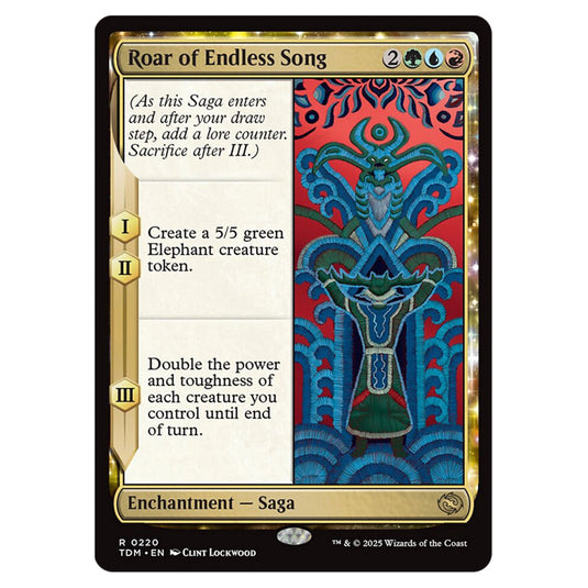 Roar of Endless Song 0220 card from the Magic The Gathering set Tarkir: Dragonstorm