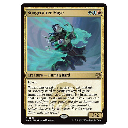 Songcrafter Mage 0225 card from the Magic The Gathering set Tarkir: Dragonstorm