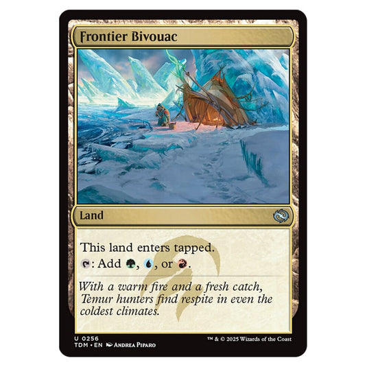 Frontier Bivouac 0256 card from the Magic The Gathering set Tarkir: Dragonstorm