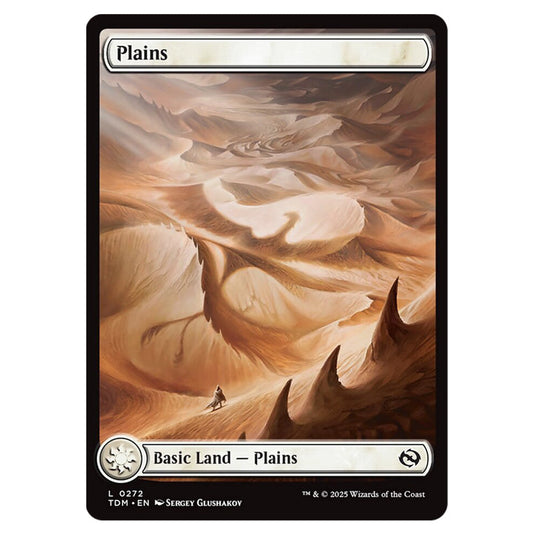 Plains 0272 card from the Magic The Gathering set Tarkir: Dragonstorm