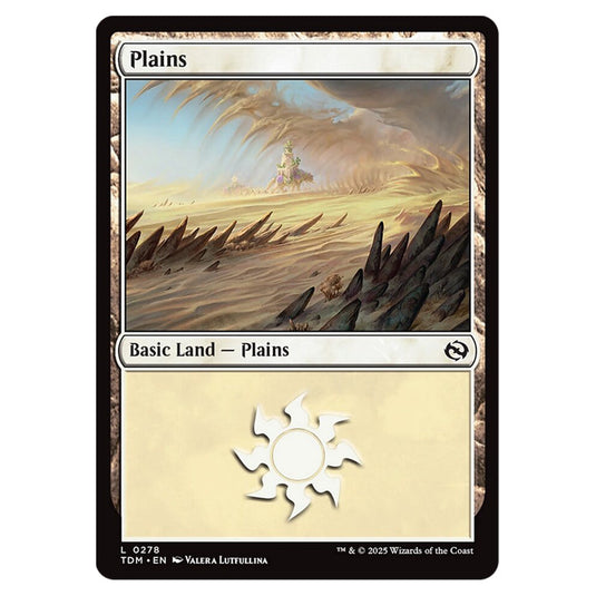 Plains 0278 card from the Magic The Gathering set Tarkir: Dragonstorm