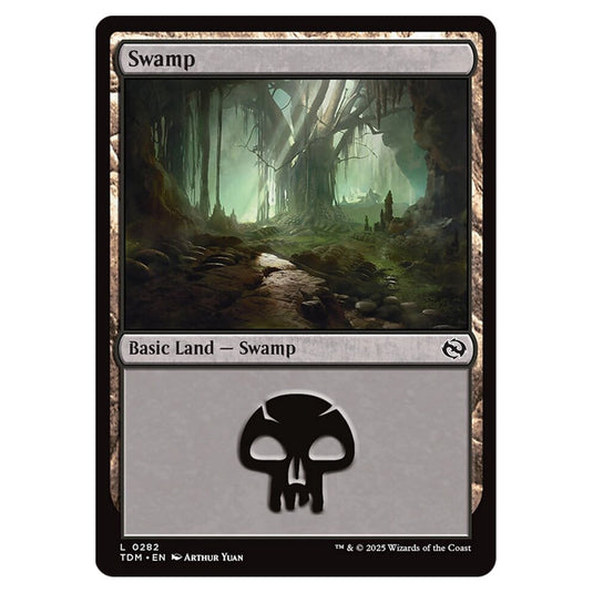 Swamp 0282 card from the Magic The Gathering set Tarkir: Dragonstorm