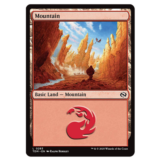 Mountain 0283 card from the Magic The Gathering set Tarkir: Dragonstorm