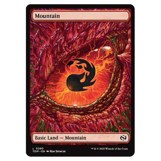 Mountain 0290 card from the Magic The Gathering set Tarkir: Dragonstorm
