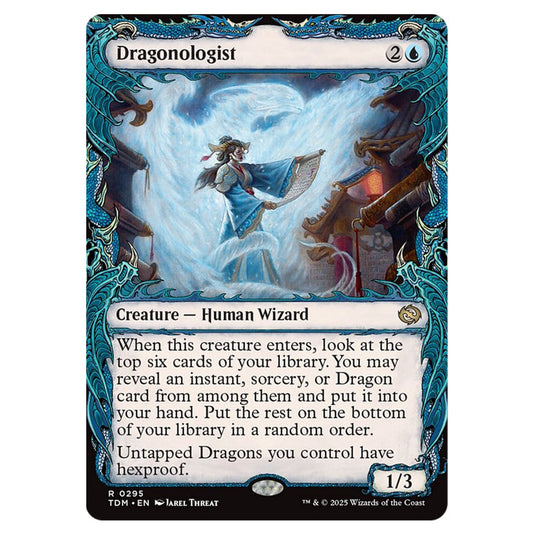 Dragonologist 0295 card from the Magic The Gathering set Tarkir: Dragonstorm