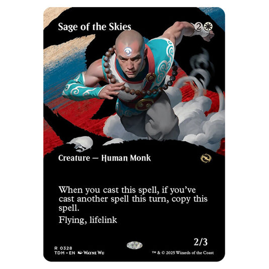 Sage of the Skies 0328 card from the Magic The Gathering set Tarkir: Dragonstorm