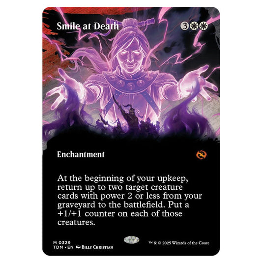 Smile at Death 0329 card from the Magic The Gathering set Tarkir: Dragonstorm