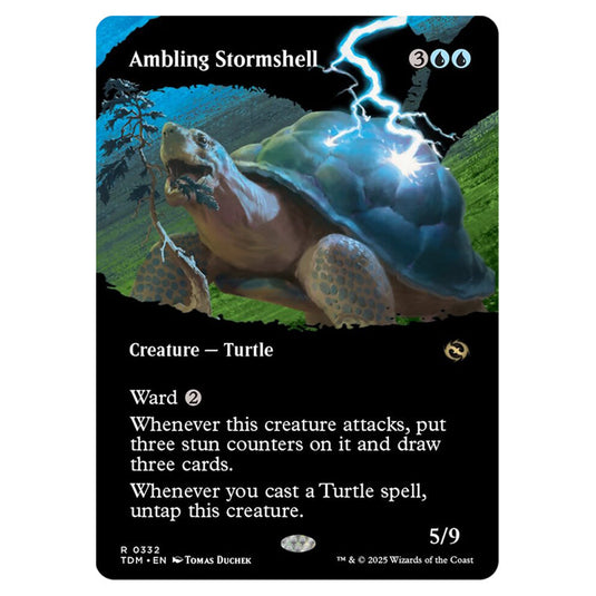Ambling Stormshell 0332 card from the Magic The Gathering set Tarkir: Dragonstorm