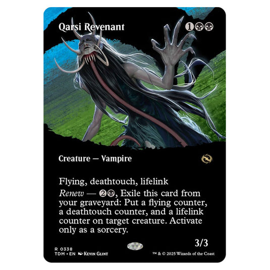Qarsi Revenant 0338 card from the Magic The Gathering set Tarkir: Dragonstorm