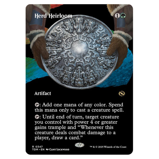 Herd Heirloom 0347 card from the Magic The Gathering set Tarkir: Dragonstorm