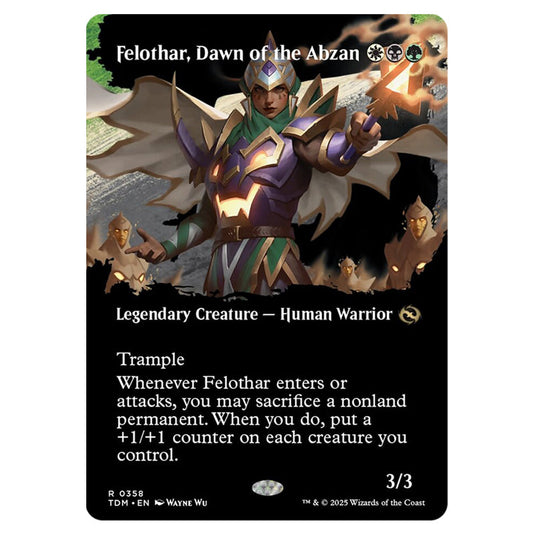 Felothar, Dawn of the Abzan 0358 card from the Magic The Gathering set Tarkir: Dragonstorm