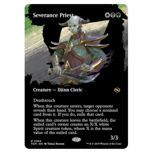 Severance Priest 0369 card from the Magic The Gathering set Tarkir: Dragonstorm