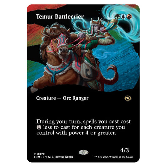 Temur Battlecrier 0372 card from the Magic The Gathering set Tarkir: Dragonstorm