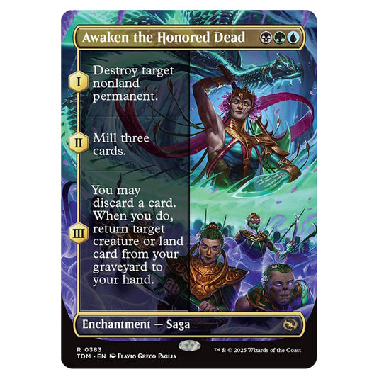 Awaken the Honored Dead 0383 card from the Magic The Gathering set Tarkir: Dragonstorm