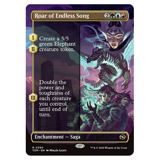 Roar of Endless Song 0390 card from the Magic The Gathering set Tarkir: Dragonstorm