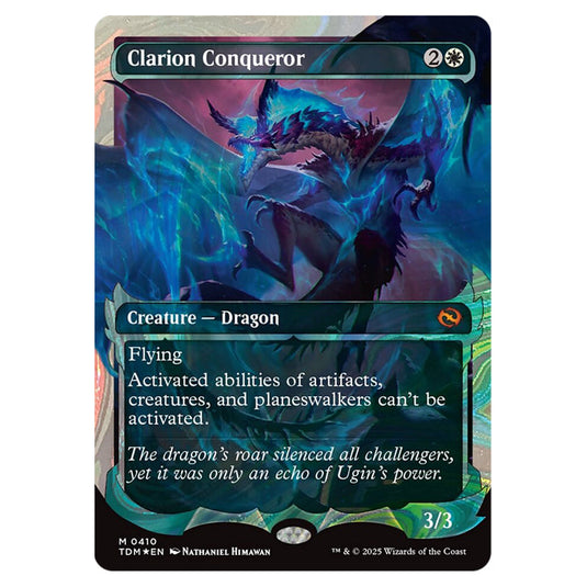 Clarion Conqueror 0410 card from the Magic The Gathering set Tarkir: Dragonstorm