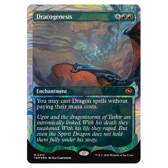 Dracogenesis 0412 card from the Magic The Gathering set Tarkir: Dragonstorm