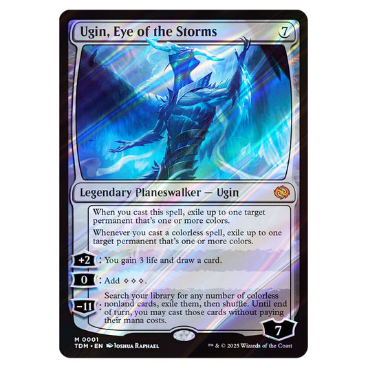 Ugin, Eye of the Storms 0001 card from the Magic The Gathering set Tarkir: Dragonstorm