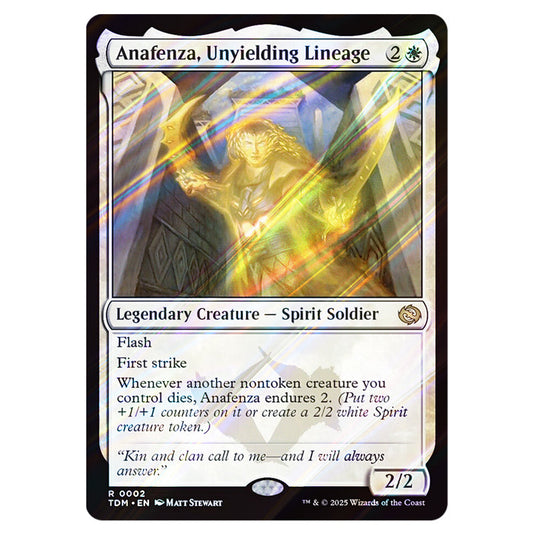Anafenza, Unyielding Lineage 0002 card from the Magic The Gathering set Tarkir: Dragonstorm