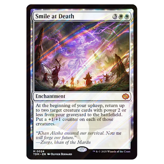 Smile at Death 0024 card from the Magic The Gathering set Tarkir: Dragonstorm