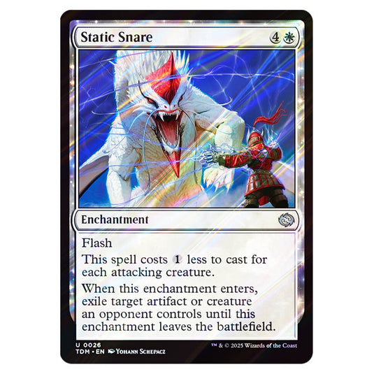 Static Snare 0026 card from the Magic The Gathering set Tarkir: Dragonstorm