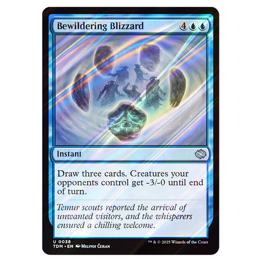 Bewildering Blizzard 0038 card from the Magic The Gathering set Tarkir: Dragonstorm