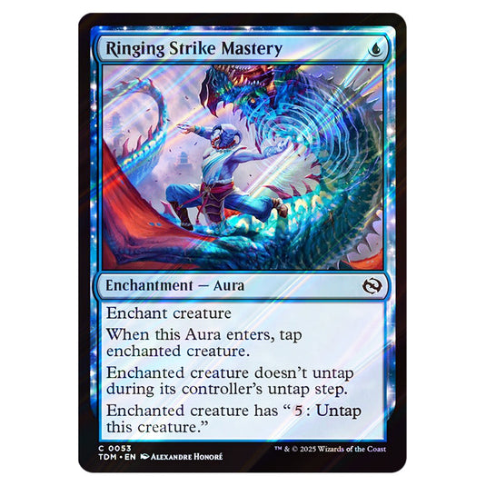 Ringing Strike Mastery 0053 card from the Magic The Gathering set Tarkir: Dragonstorm