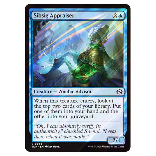 Sibsig Appraiser 0056 card from the Magic The Gathering set Tarkir: Dragonstorm