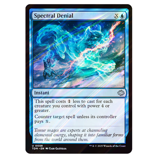 Spectral Denial 0058 card from the Magic The Gathering set Tarkir: Dragonstorm