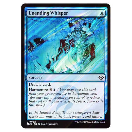 Unending Whisper 0062 card from the Magic The Gathering set Tarkir: Dragonstorm