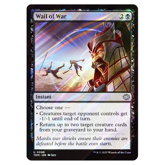Wail of War 0098 card from the Magic The Gathering set Tarkir: Dragonstorm