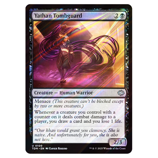 Yathan Tombguard 0100 card from the Magic The Gathering set Tarkir: Dragonstorm