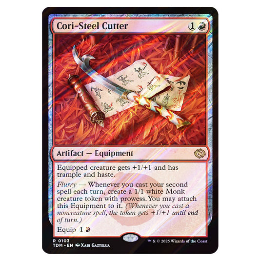 Cori-Steel Cutter 0103 card from the Magic The Gathering set Tarkir: Dragonstorm