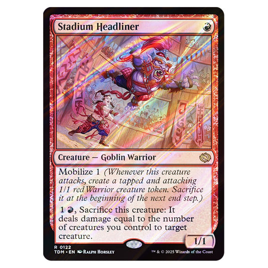 Stadium Headliner 0122 card from the Magic The Gathering set Tarkir: Dragonstorm