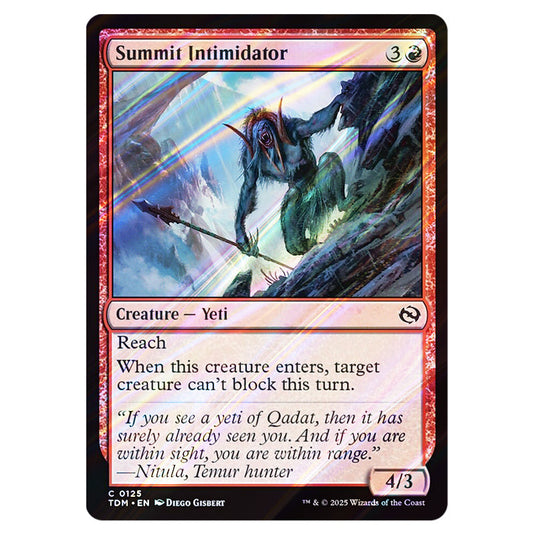 Summit Intimidator 0125 card from the Magic The Gathering set Tarkir: Dragonstorm