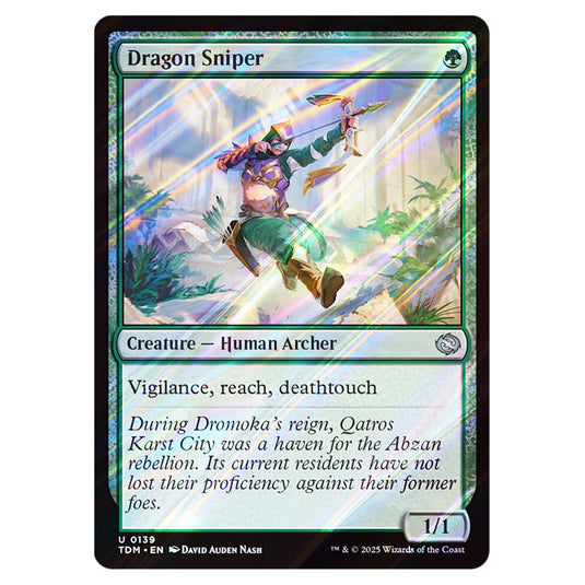 Dragon Sniper 0139 card from the Magic The Gathering set Tarkir: Dragonstorm