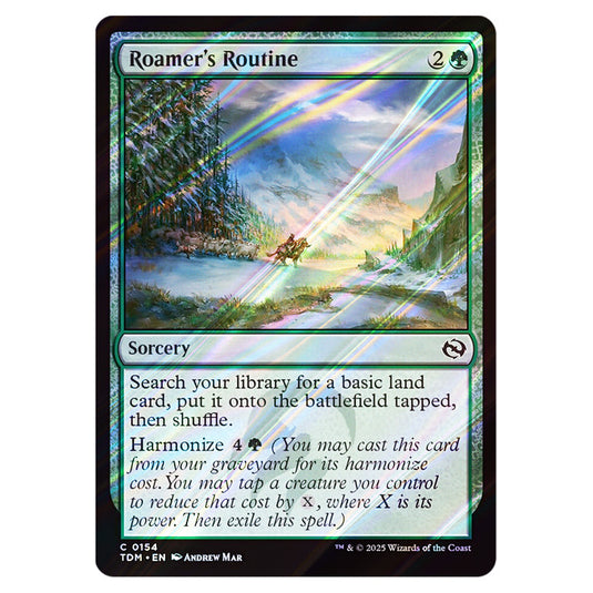 Roamer's Routine 0154 card from the Magic The Gathering set Tarkir: Dragonstorm