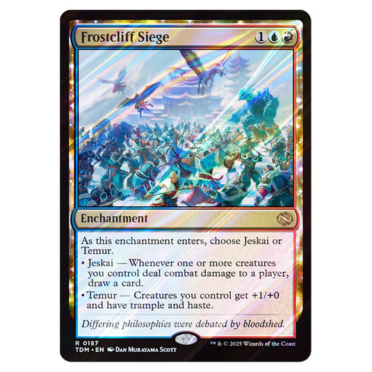 Frostcliff Siege 0187 card from the Magic The Gathering set Tarkir: Dragonstorm