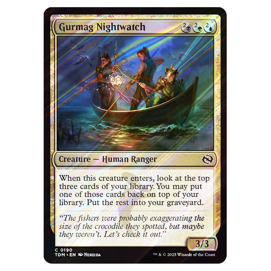 Gurmag Nightwatch 0190 card from the Magic The Gathering set Tarkir: Dragonstorm