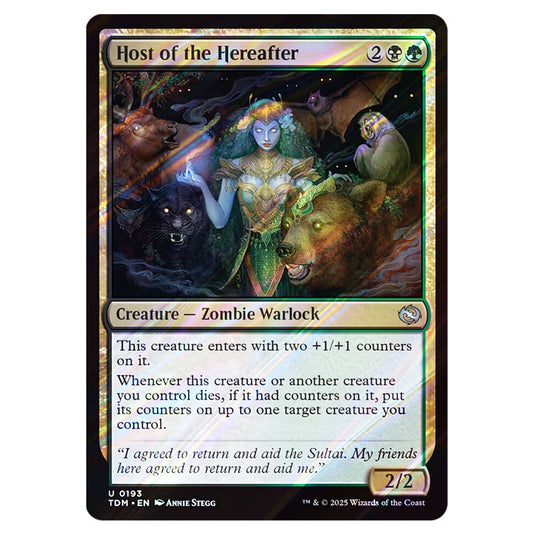 Host of the Hereafter 0193 card from the Magic The Gathering set Tarkir: Dragonstorm