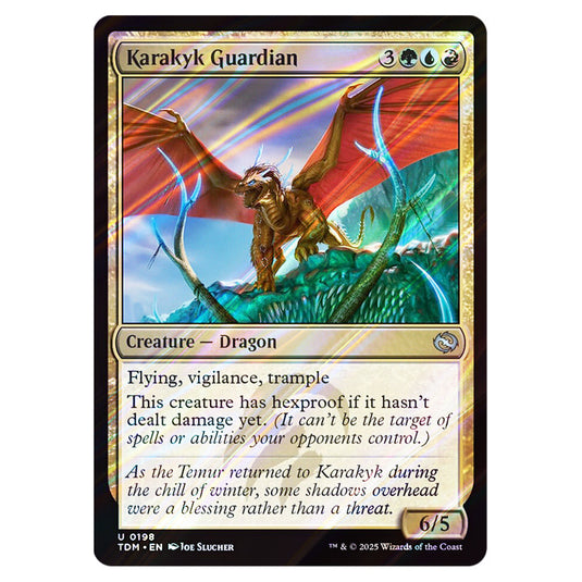 Karakyk Guardian 0198 card from the Magic The Gathering set Tarkir: Dragonstorm