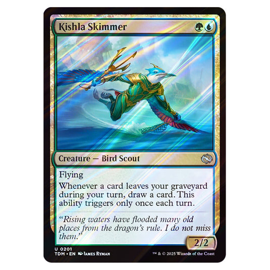 Kishla Skimmer 0201 card from the Magic The Gathering set Tarkir: Dragonstorm