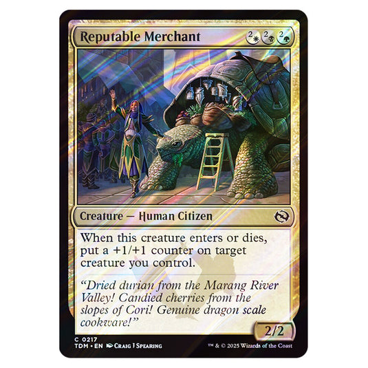 Reputable Merchant 0217 card from the Magic The Gathering set Tarkir: Dragonstorm