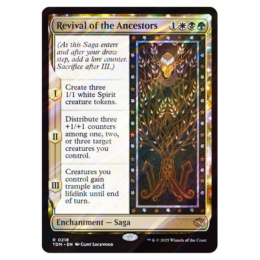 Revival of the Ancestors 0218 card from the Magic The Gathering set Tarkir: Dragonstorm