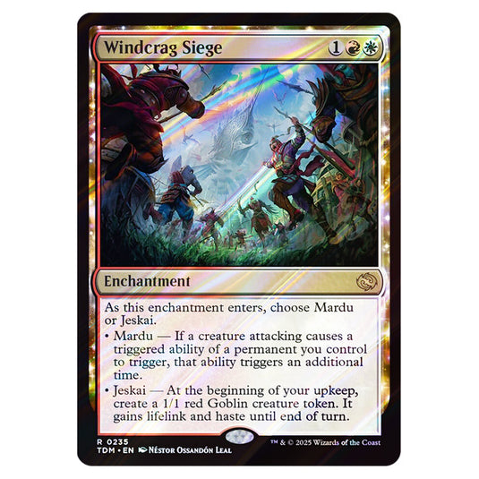 Windcrag Siege 0235 card from the Magic The Gathering set Tarkir: Dragonstorm